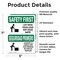 Signmission Safety Culture Sign, 5 in Width, Vinyl Decal, Rectangle, Bilingual OS-2PACK-SF-D-57-L-10825 - alternate 6